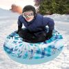 Aqua Leisure 43" Pipeline Sno&trade; Clear Top Racer Sno-Tube - Cool Blue Plaid