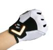 Flashlight Gloves Gifts for Men Automatic Induction Steering Light Glove Ride Warning Light Glove - White - XL