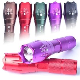 Grab-N-Go Zoomable Focusing Flashlight In 5 Colors - Red