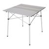 camp table; silver - silver - aluminum