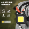 Mini Portable COD Flashlight USB Rechargeable Keychain Light 800 Lumens Bright Keychain Light Small Pocket Lanterns For Outdoor - 500mAh