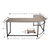 Computer Desk Kids Writing Desk for Small Spaces Students Study Table Home Office Wood Work Desk for Corner Bedroom Modern Portable Laptop Desk for Sc