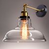 11 Flashlight Shape Glass Wall-mounted Light/Transparent - LA01