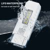 990000000LM Ultra Bright Tactical Led Flashlight Mini Torch USB Charging Cable Outdoor Camping Fishing Lighting - Blue