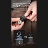 G2 mini flashlight key chain; 5 modes small Led flashlight; EDC key chain brightest flashlight magnetic cap clip.Black - as Pic