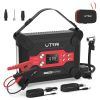 UTRAI 1800A Car Battery Starter with 120PSI Digital Tire Inflator, 12V Lithium Jump Pack for up to 7.0L Gas and 6.0L Diesel Engines (Model BJ-6-OR) -