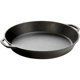 Seasoned Cast Iron 17" Dual Handle Pan - Black - Cast Iron