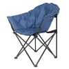 Camping Chair Blue Alloy Steel - as picture