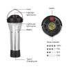 3000mAh Camping Lantern with Magnetic Base Similar To Blackdog Goal Zero Lantern 5 Lighting Modes Led Flashlights Emergency Lamp - 1 Set Black