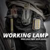 Powerful COB Work Light Rechargeable LED Flashlight Adjustable Waterproof Camping Lantern Magnet Design with Power Display - Type A-Small