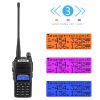 BaoFeng UV-82 Walkie Talkie Dual Band Two-Way Radio 136-174MHz VHF & 400-520MHz UHF  - Black