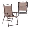 Camping Chairs; Gray and Black - Brown - Textile,Steel