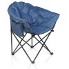 Camping Chair Blue Alloy Steel - as picture