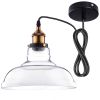 11 Flashlight Shape Glass Ceiling Light/Transparent - white