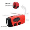 Multifunctional Hand Radio Solar Crank Dynamo Powered AM/FM/WB/NOAA Weather Radio Use Emergency LED Flashlight and Power Bank - China - Black