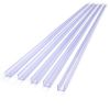 5pcs 1M Light Mounting Channel - white