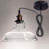 11 Flashlight Shape Glass Ceiling Light/Transparent - white