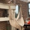 Hanging Swing Chair Hammock Indoor and Outdoor - White