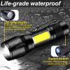 Mini Led Flashlight With Storage Box Portable Rechargeable Zoom Flashlight Waterproof Torch Lamp Lantern Camping Lights Outdoor - 2pcs - China