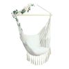 Hanging Swing Chair Hammock Indoor and Outdoor - White