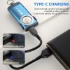 G2 mini flashlight key chain; 5 modes small Led flashlight; EDC key chain brightest flashlight magnetic cap clip.blue - as Pic