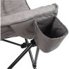 Camping Club Chair;  Gray - Gray