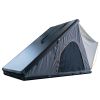 Trustmade Luxurious Triangle Aluminium Black Hard Shell Grey Rooftop Tent for Camping - BlackGrey