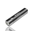 Mini Portable LED Flashlight with Power Bank, USB Rechargeable - Black